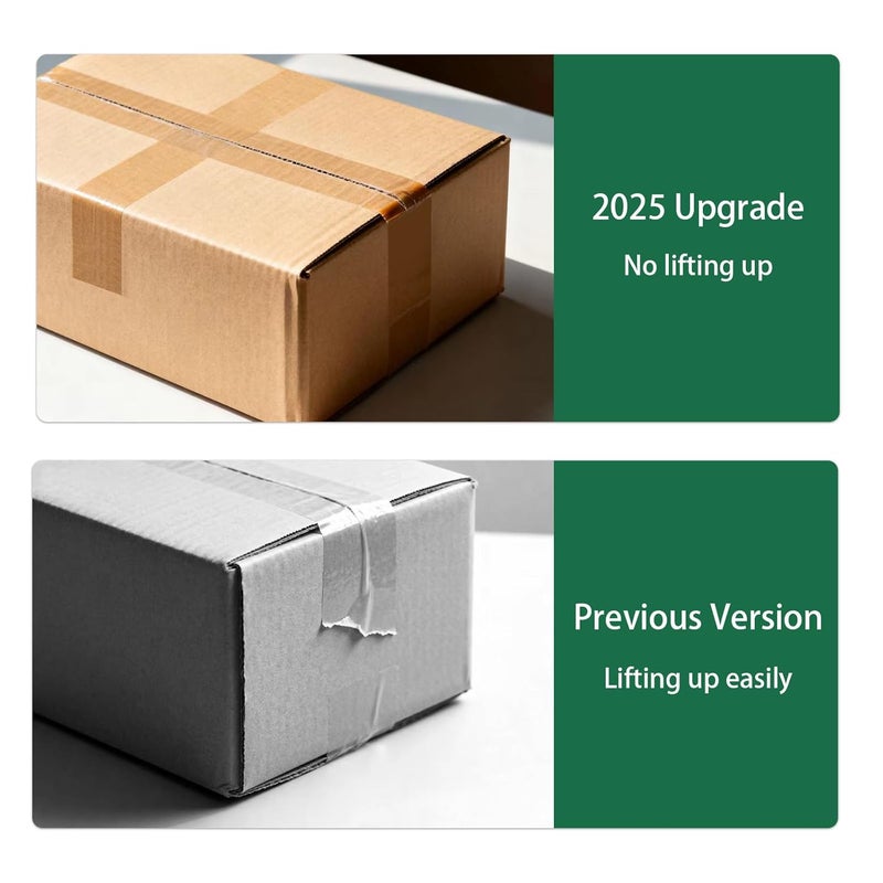 EFOK 6 Rolls Brown Packing Tape 2 Inch Bulk, 2025 Upgrade Kraft Paper Packaging Tape, 2 Inch x 55 Yards, Cardboard Shipping for Packing Boxes, Tear by Hand for Express Parcels & Office Use - Image 3